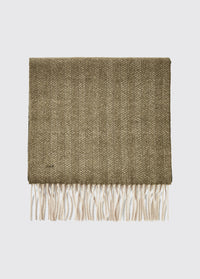 Kingsley Ladies Wool Scarf - Olive