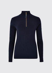 Killglass Zip Neck Sweater - Navy