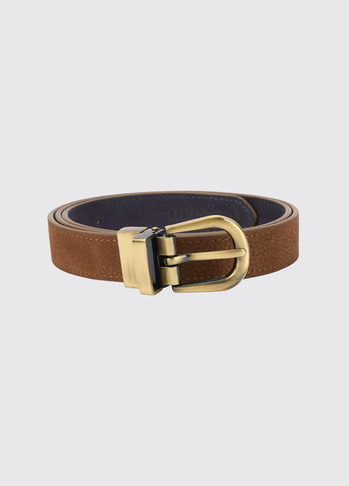 Larchville Women's Leather Belt - Walnut