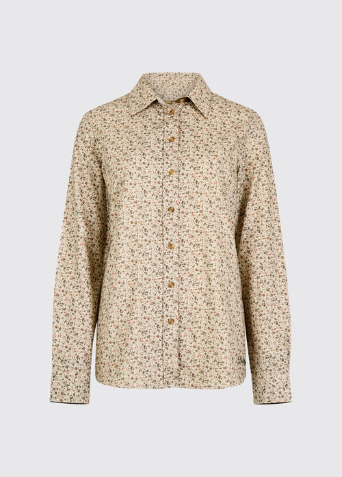 Lavender Women's Cotton Shirt - Cream