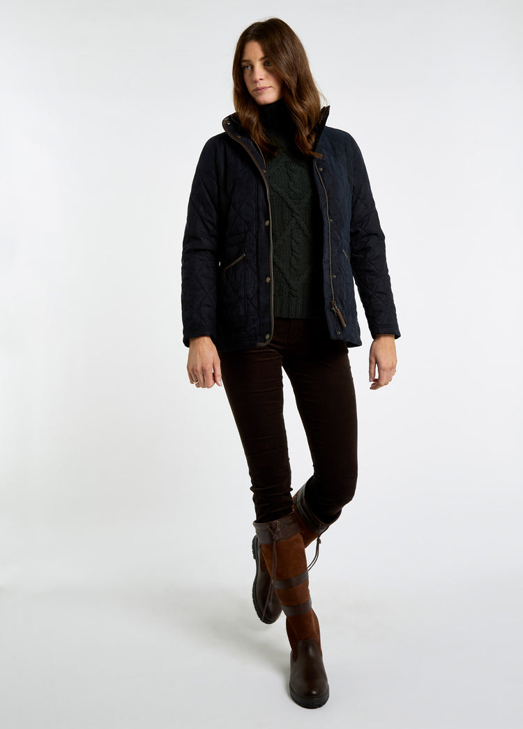 Locton Women's Quilted Jacket - Navy