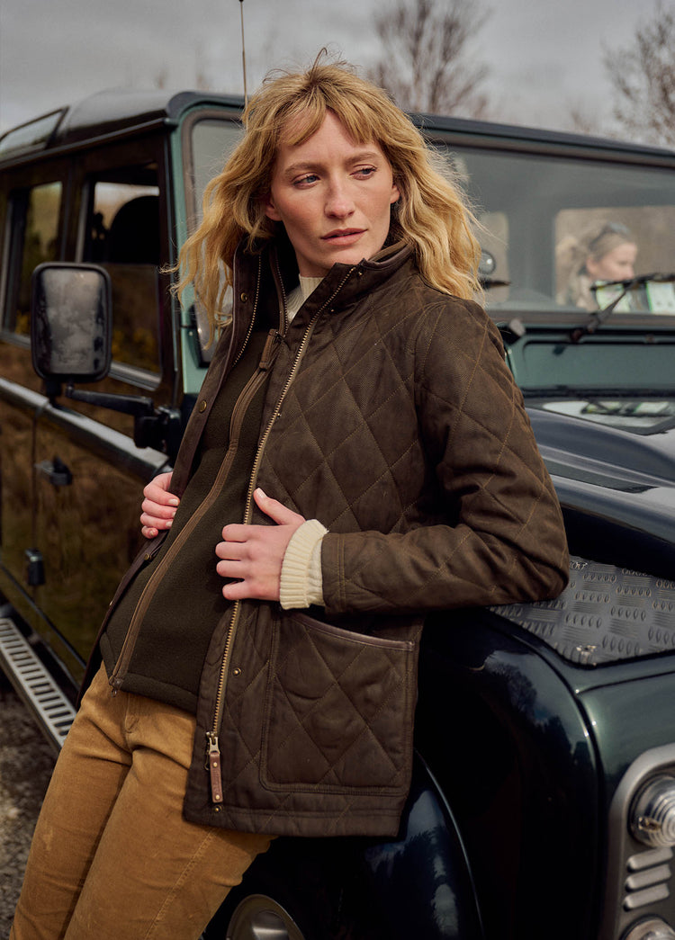 Locton Women's Quilted Jacket - Olive