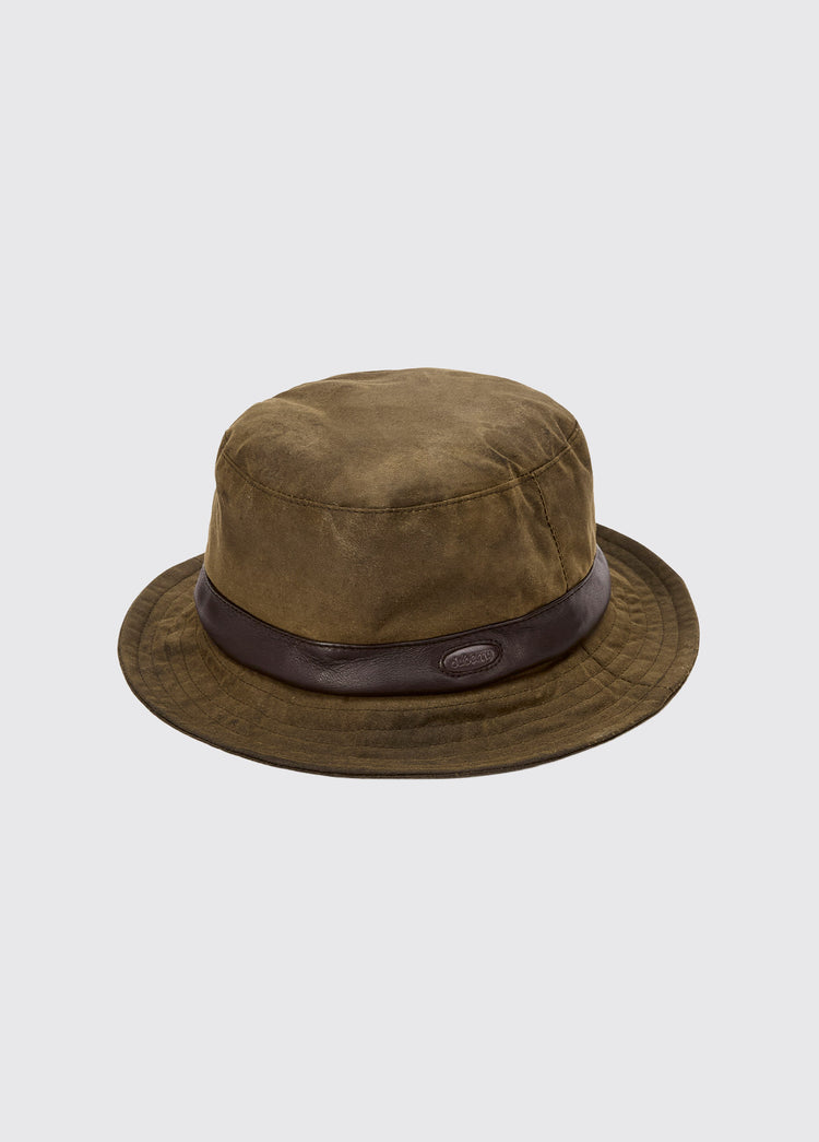 Macreddin Wax bucket hat - Olive