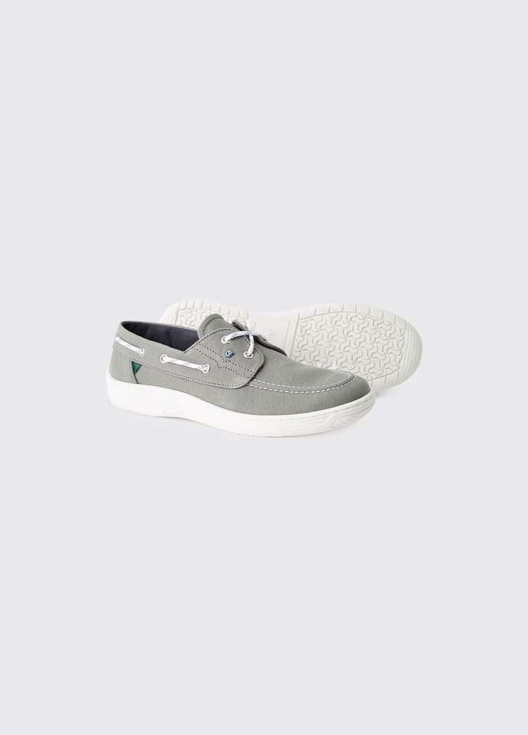 Santorini Canvas Deck Shoe - Khaki