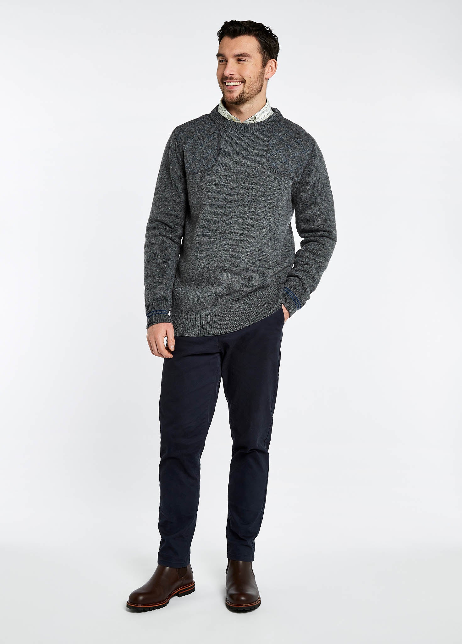 Clarinbridge Crew Neck Sweater Carbon