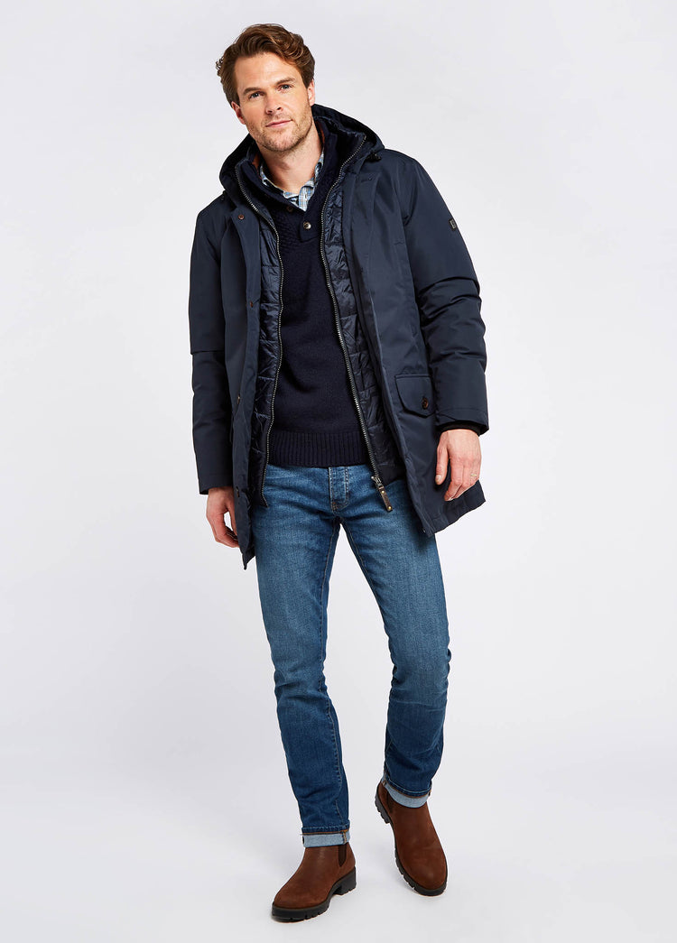 Urlingford Down Parka Jacket - Navy