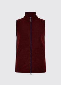 Lifford Fleece Gilet - Ox Blood