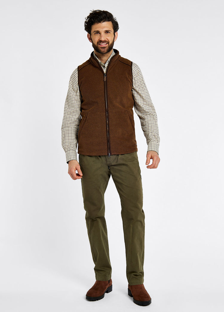 Lifford Fleece Gilet - Walnut