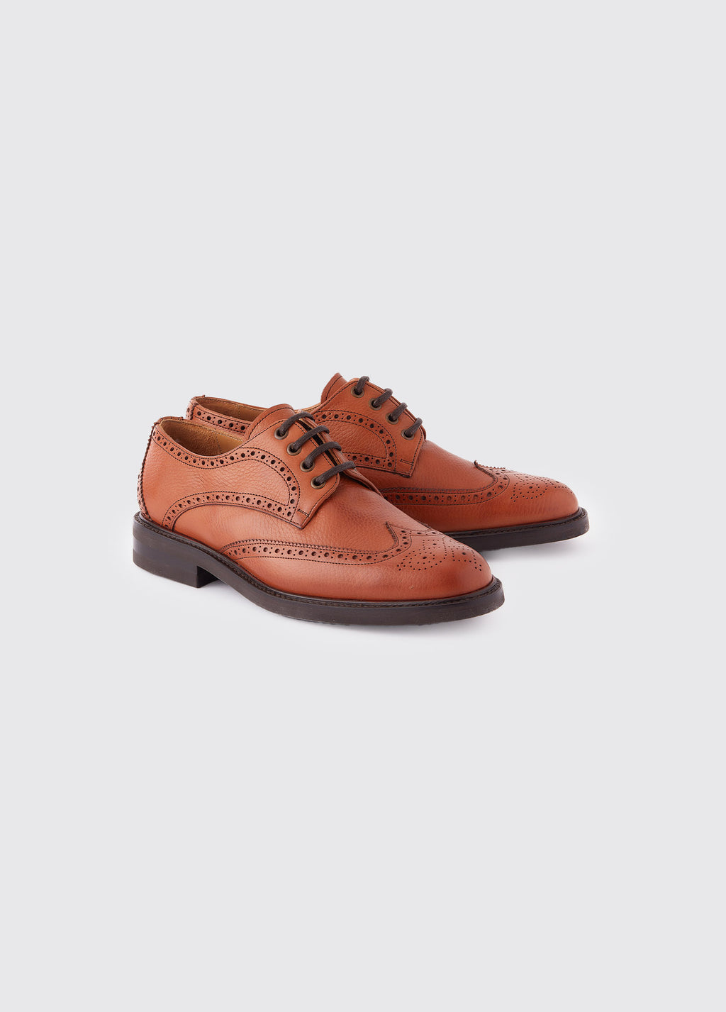 Derry Goodyear Brogue Shoes Tan