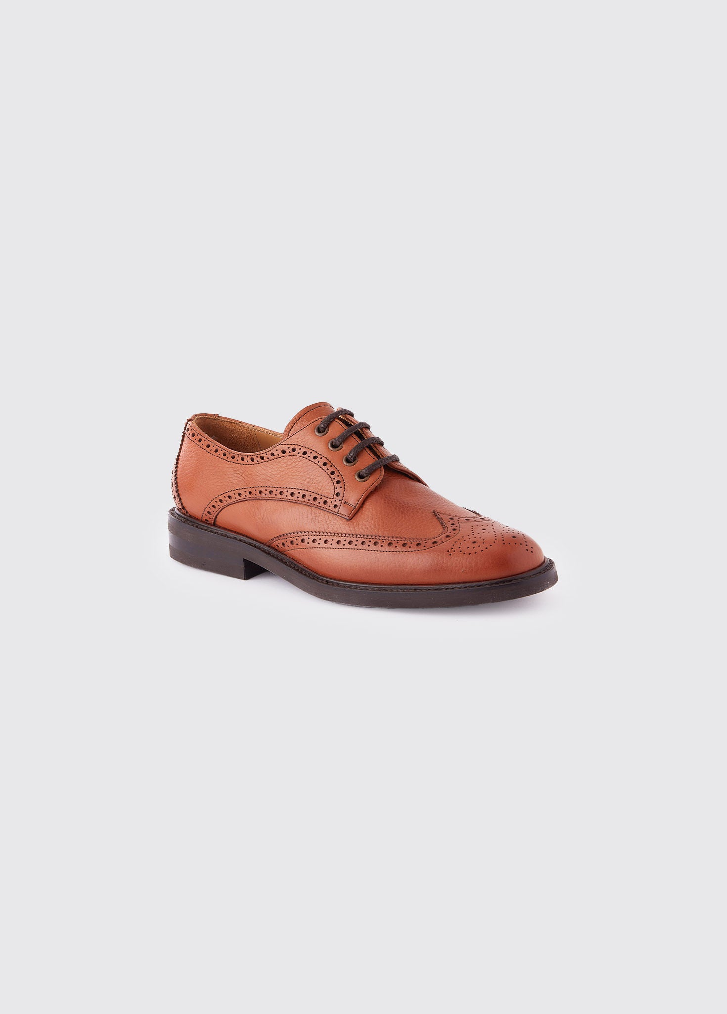 Tan brogue shoes shop