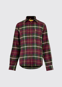 Shelbourne Check Flannel Shirt - Ox Blood