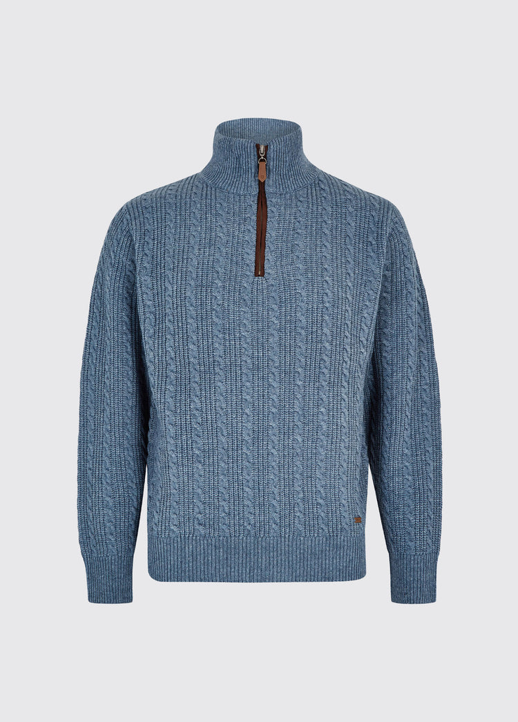 Portnahinch Knitted Sweater - Slate Blue