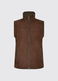 Dunhill Leather Gilet - Walnut