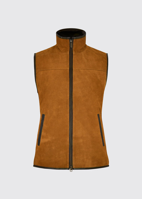 Dunhill Leather Gilet - Tan