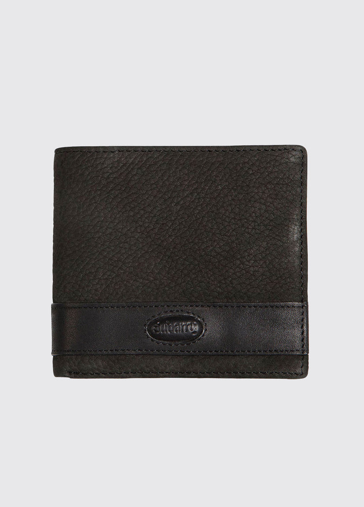 Drummin Mens Leather Wallet - Black