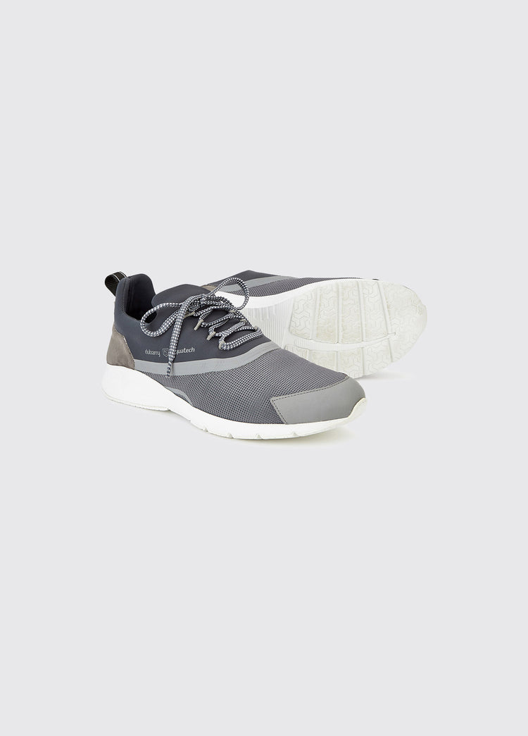 Antibes Mens Lightweight Sporty Trainer - Platinum