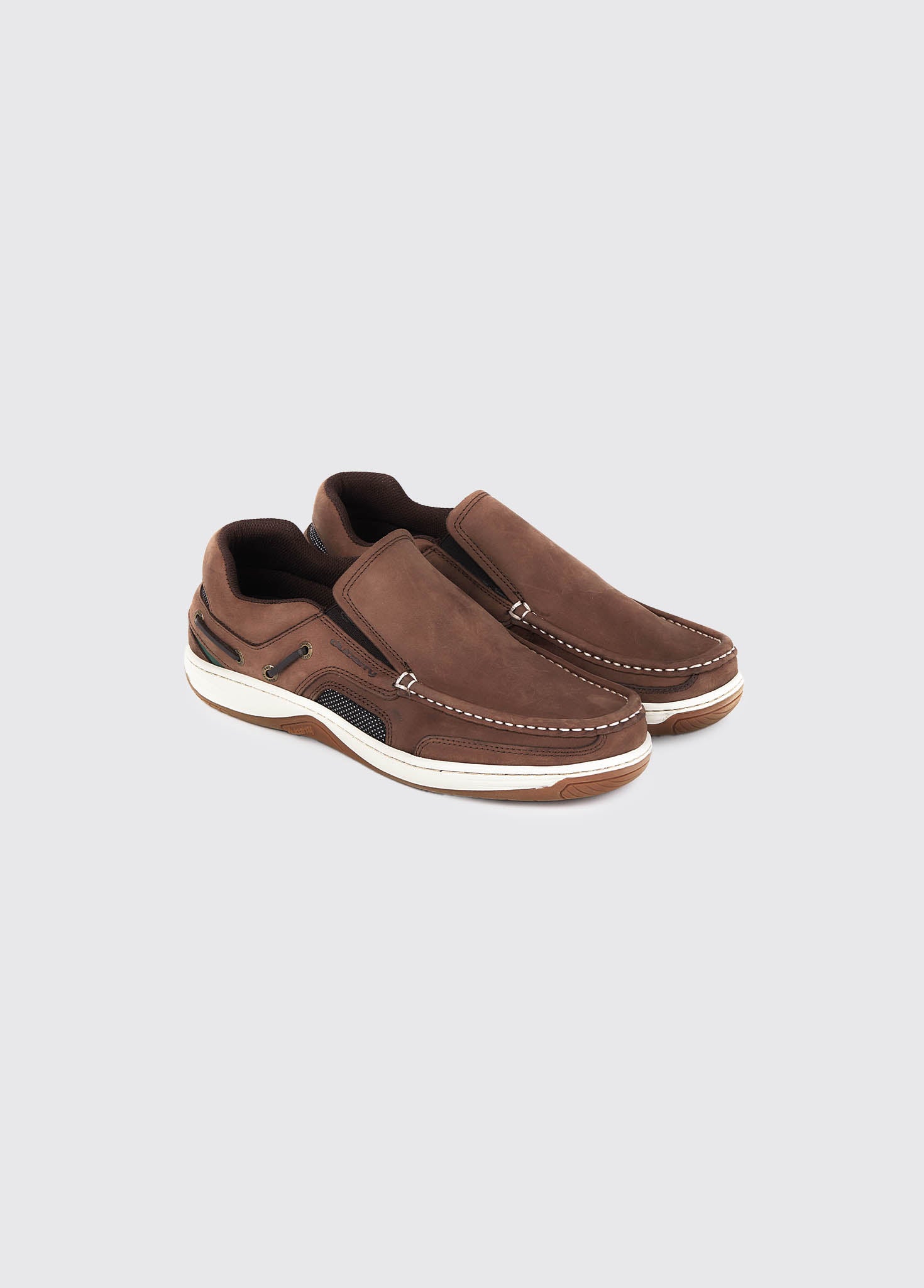 Yacht Men's Slip-On Deck Shoe Donkey Brown1