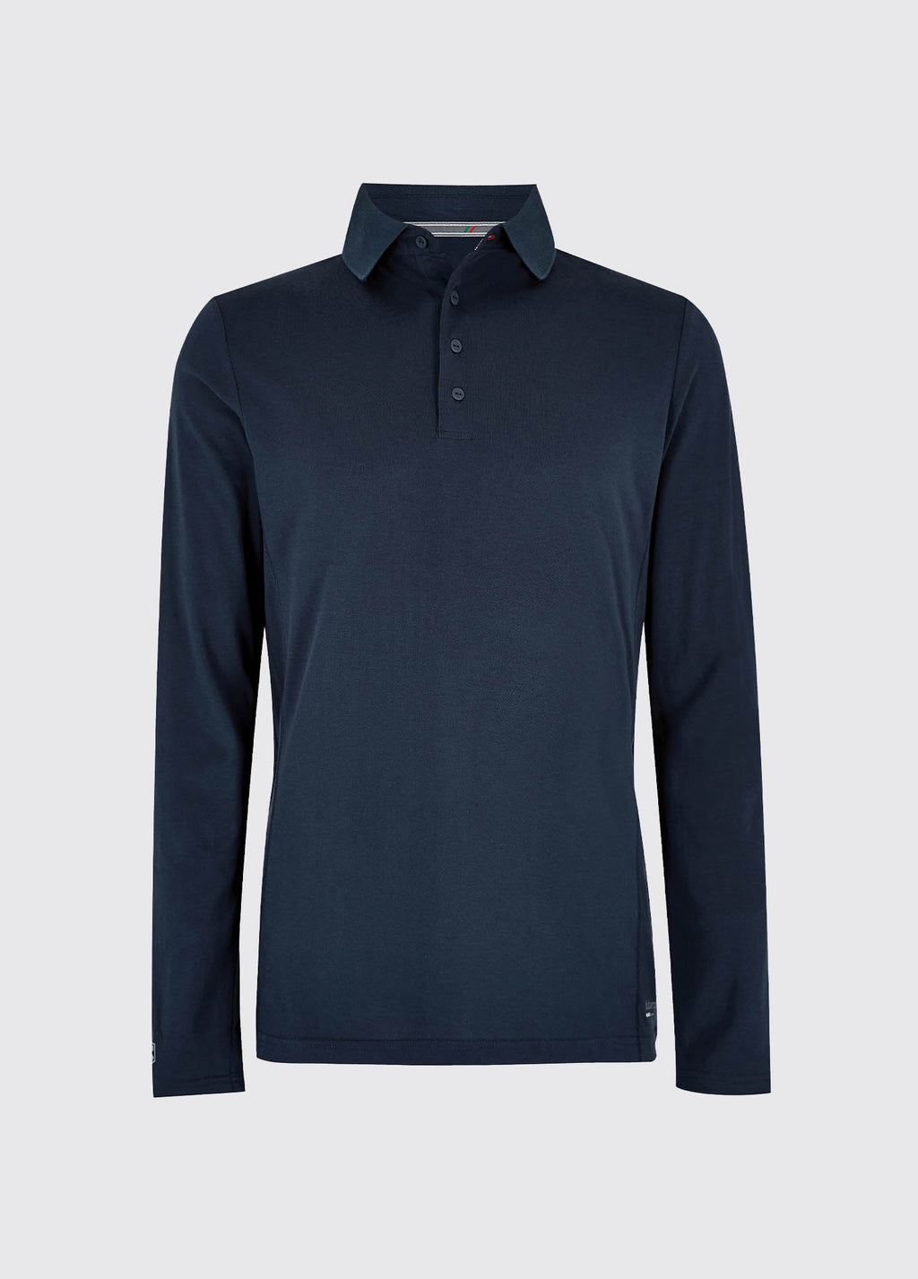Freshford Mens Long-sleeved Polo Navy