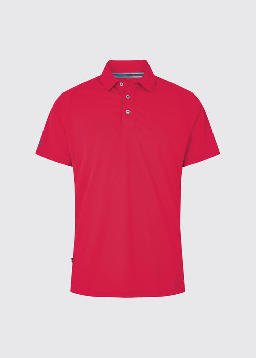 Menton Men's Technical Polo - Red