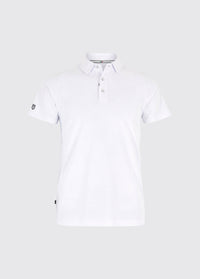 Menton Men's Technical Polo - White