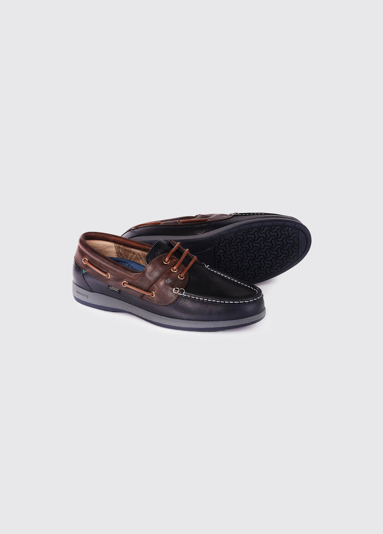 Mariner Moccasin - Navy/Brown