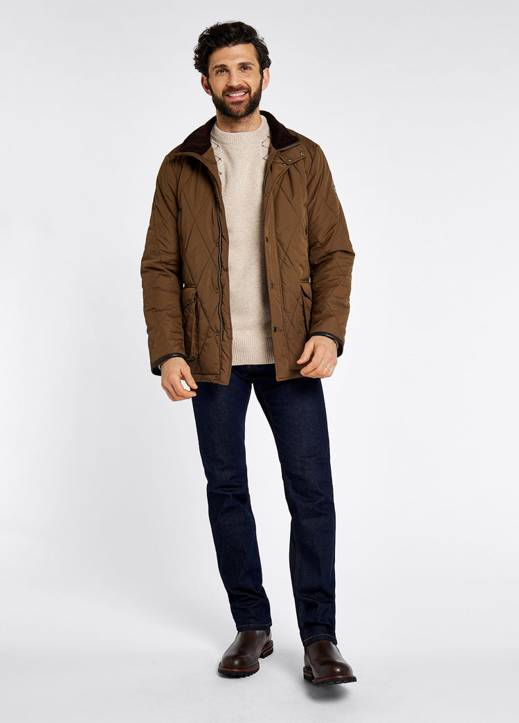 Farmley Men’s Quilted Jacket - Bronze