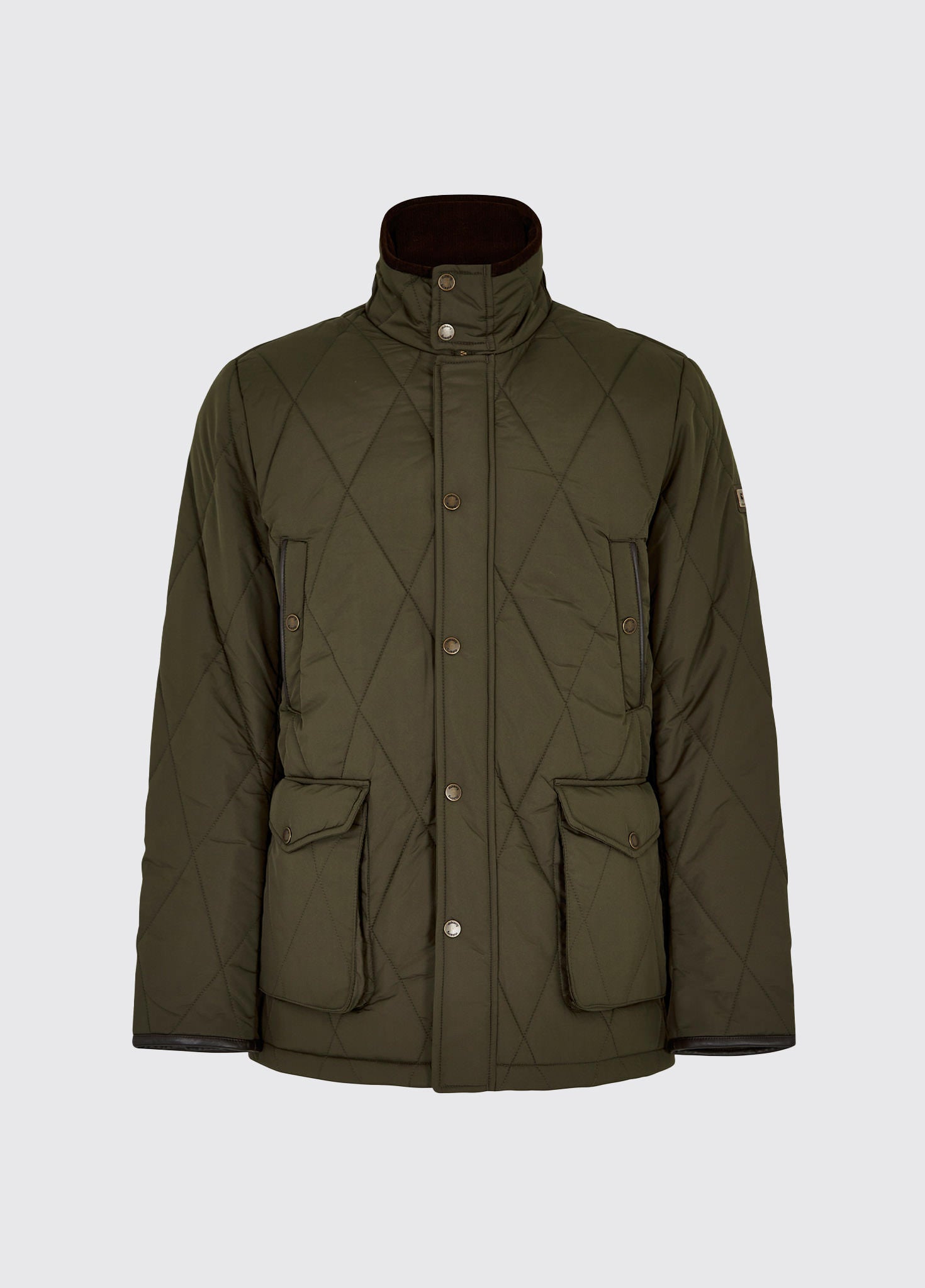 Farmley Men's Quilted Jacket Olive
