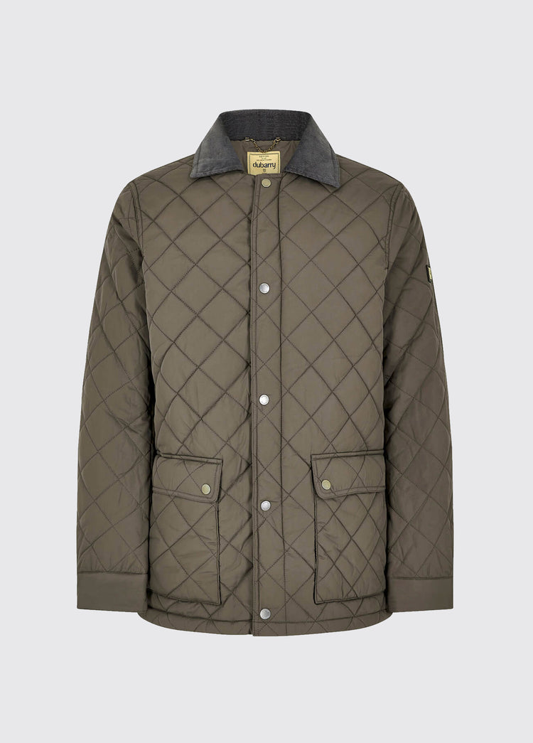 Adare Quilted Jacket - Smoke