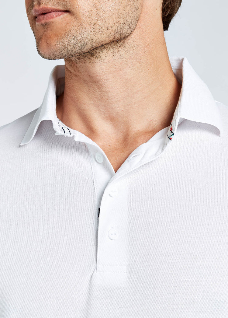 Sorrento Women's Short-sleeved Polo - White