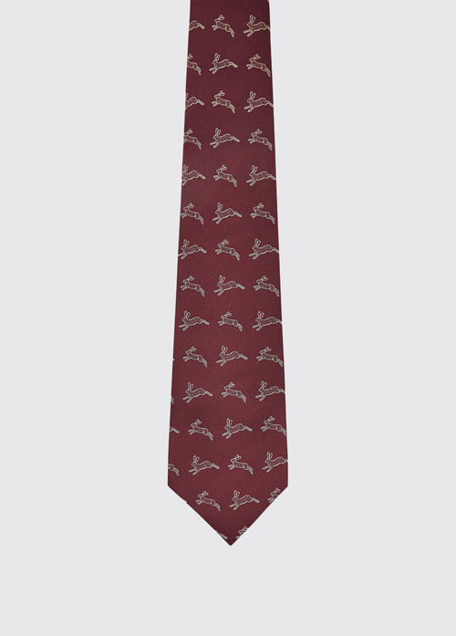 Lacken Mens Silk Tie - Merlot Multi