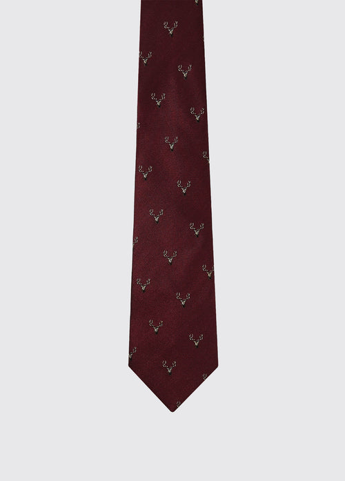 Avalon Mens Silk Wove Tie - Merlot