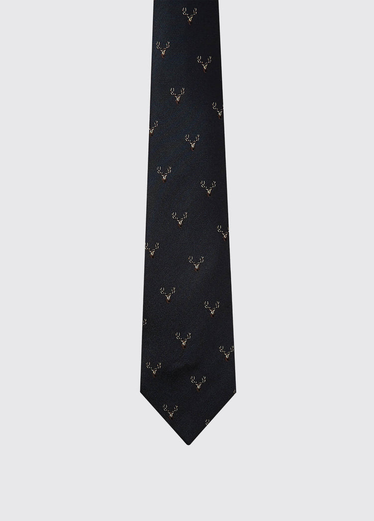 Avalon Mens Silk Wove Tie - Navy