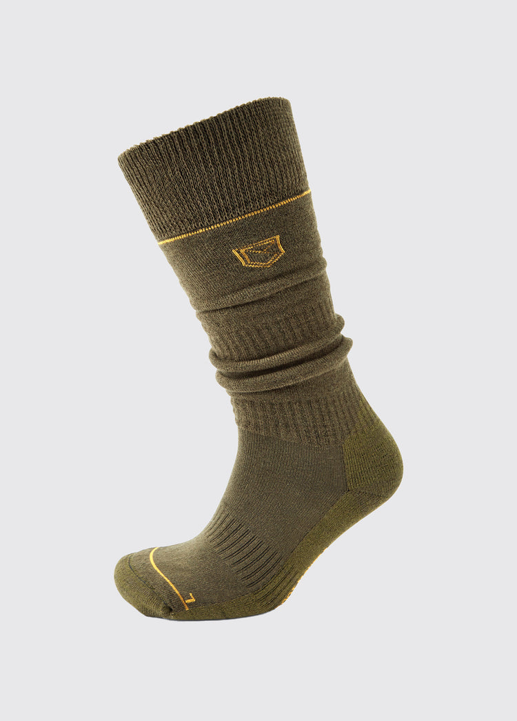 Kilrush Mens Socks - Olive