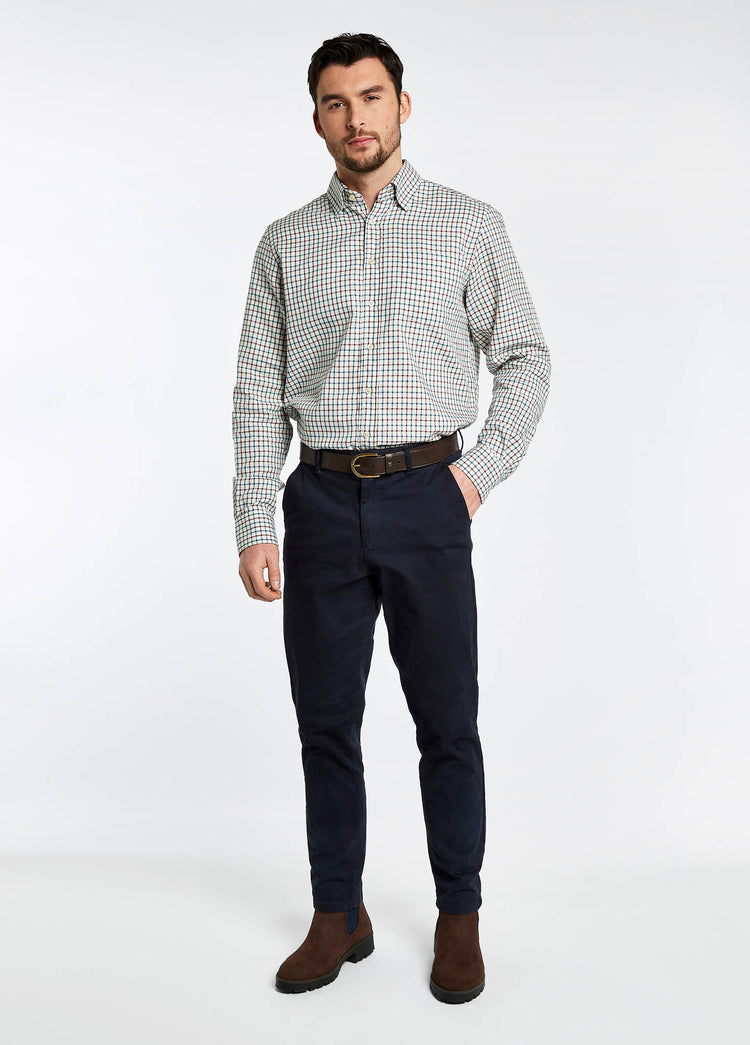 Connell Tattersall Check Shirt - Cardinal