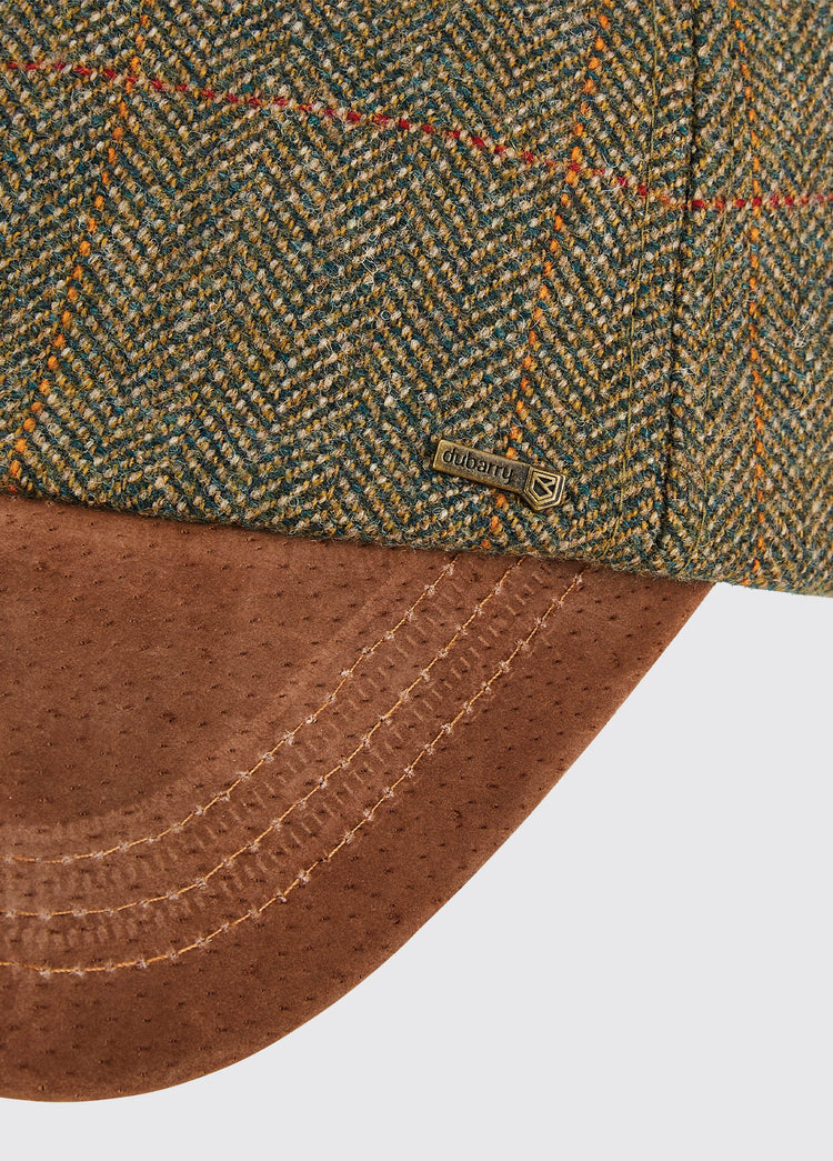 Dowd Mens Tweed Cap - Cedar