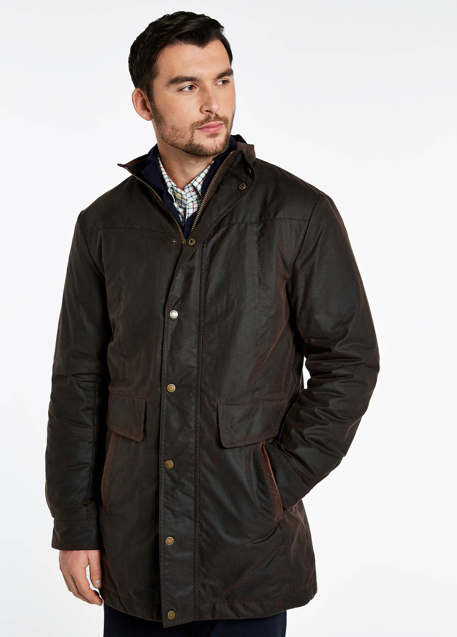【希少】シリンギルド 初期SHIRIN GUILD/Waxed Mac coat Chalkhill Wax Jacket - Java