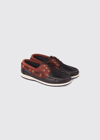 Commodore XLT Deck Shoe - Navy/Brown