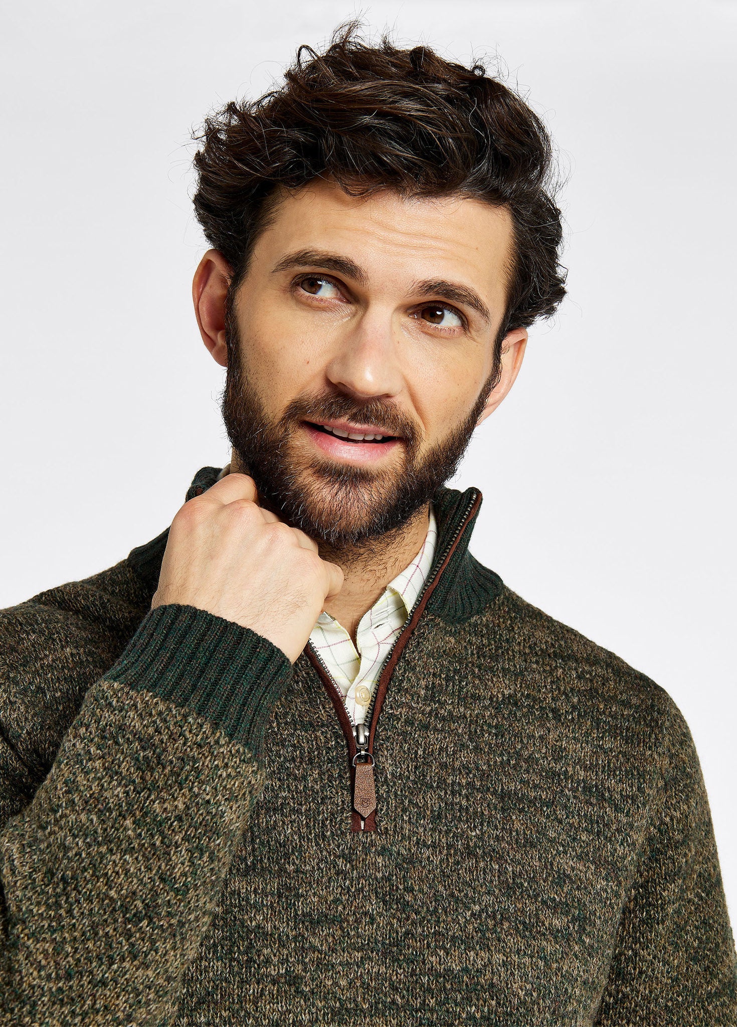 Olive sweater mens store