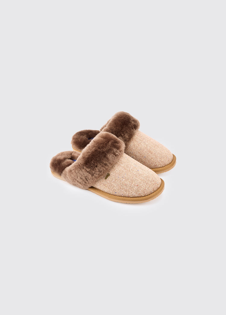 Mullingar Women’s mule slippers - Camel