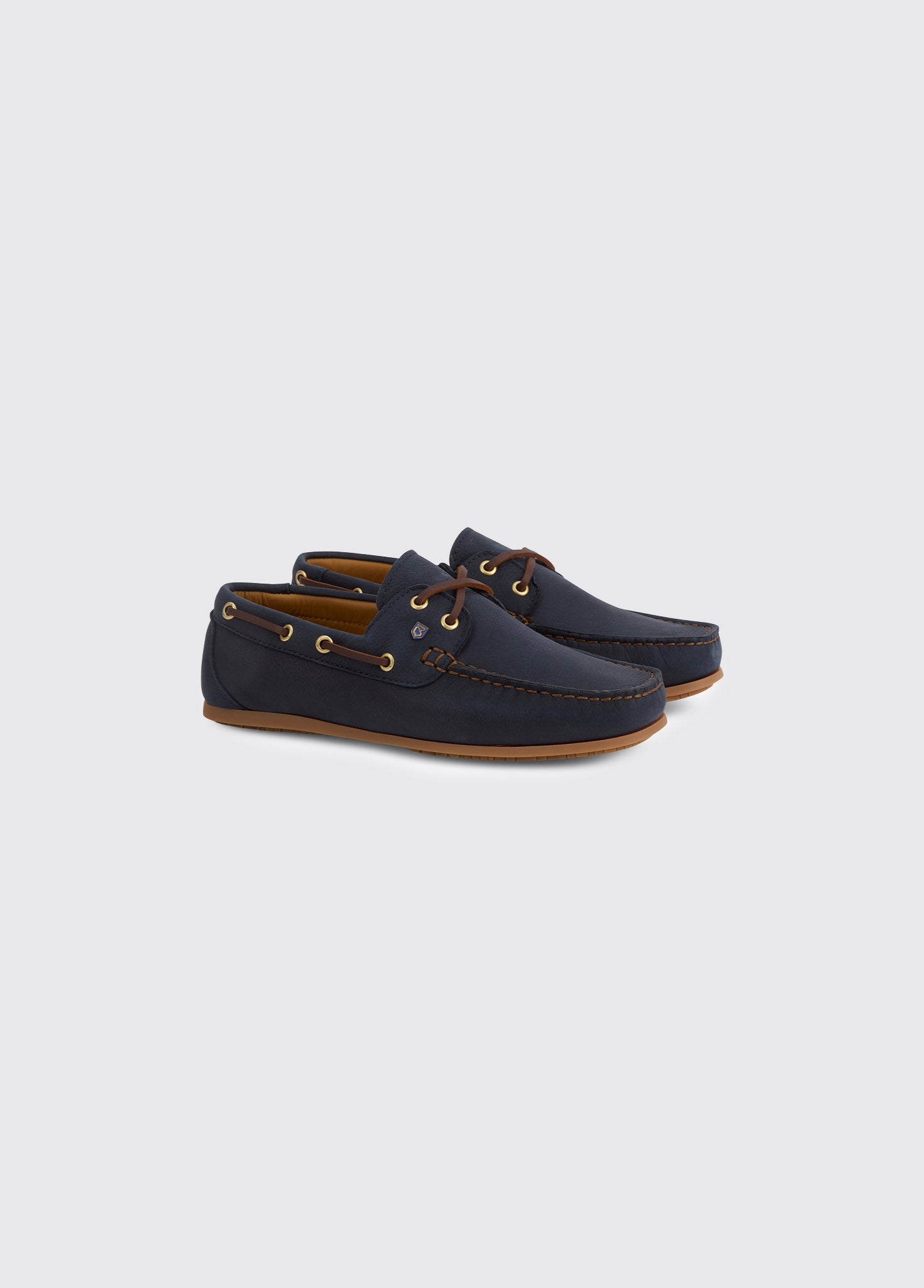 【美品】SOPHNET Leather Deck Shoes Neptune Ladies Soft Leather Deck Shoe - Navy