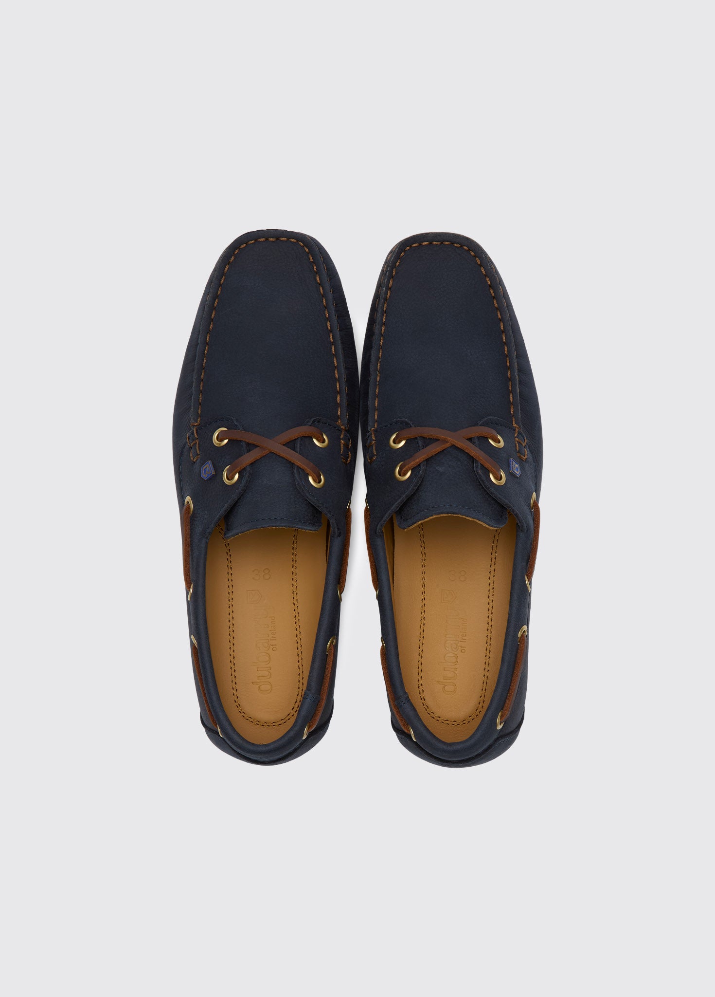【美品】SOPHNET Leather Deck Shoes Neptune Ladies Soft Leather Deck Shoe - Navy