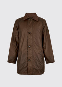 Prospect Men's wax cotton coat - Café