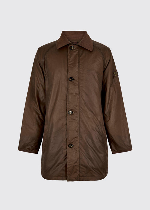 Prospect Men's wax cotton coat - Café
