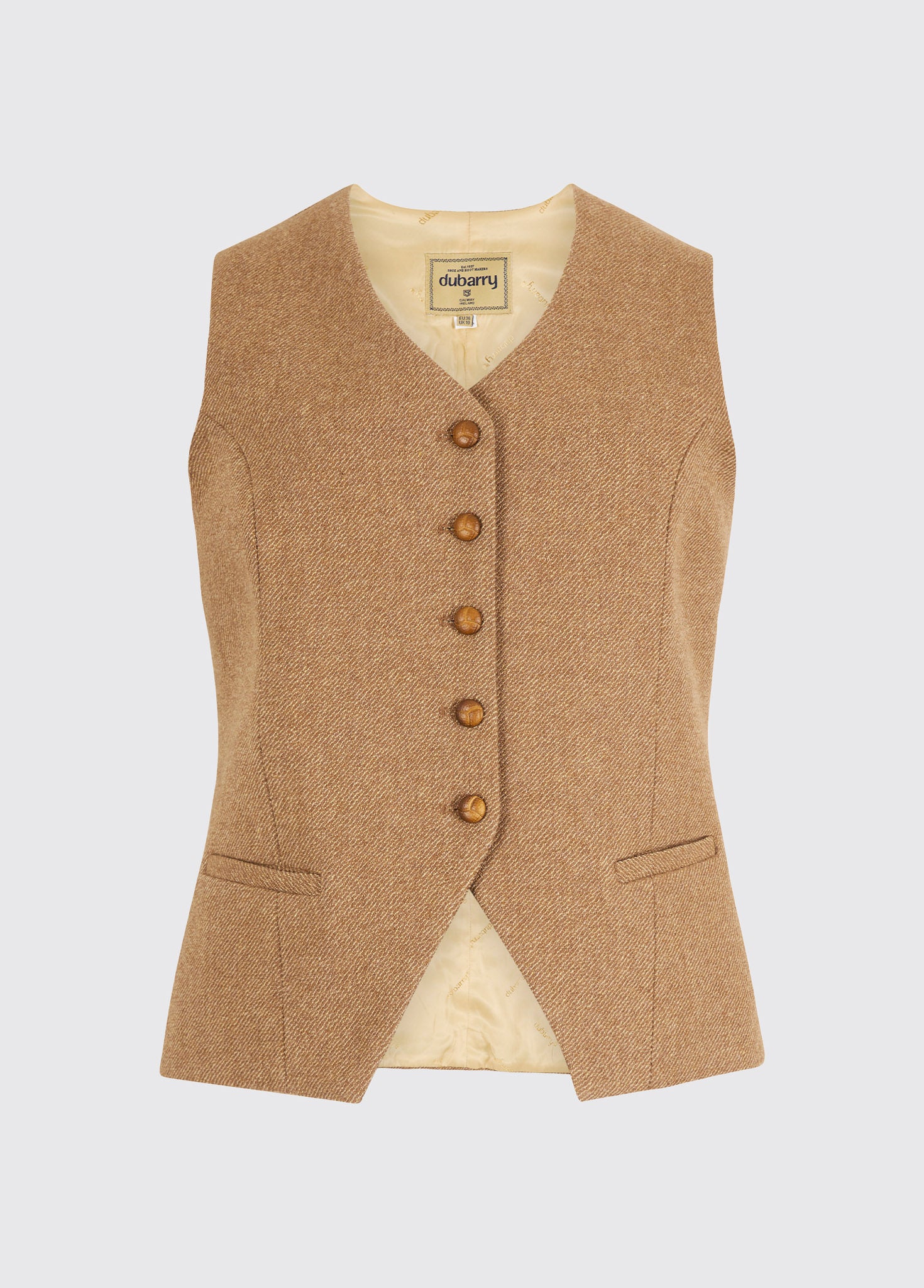 トップス elu Back yoke double gilet MARIE (tweed) elu Back yoke double gilet MARIE (tweed) 【公式通販】