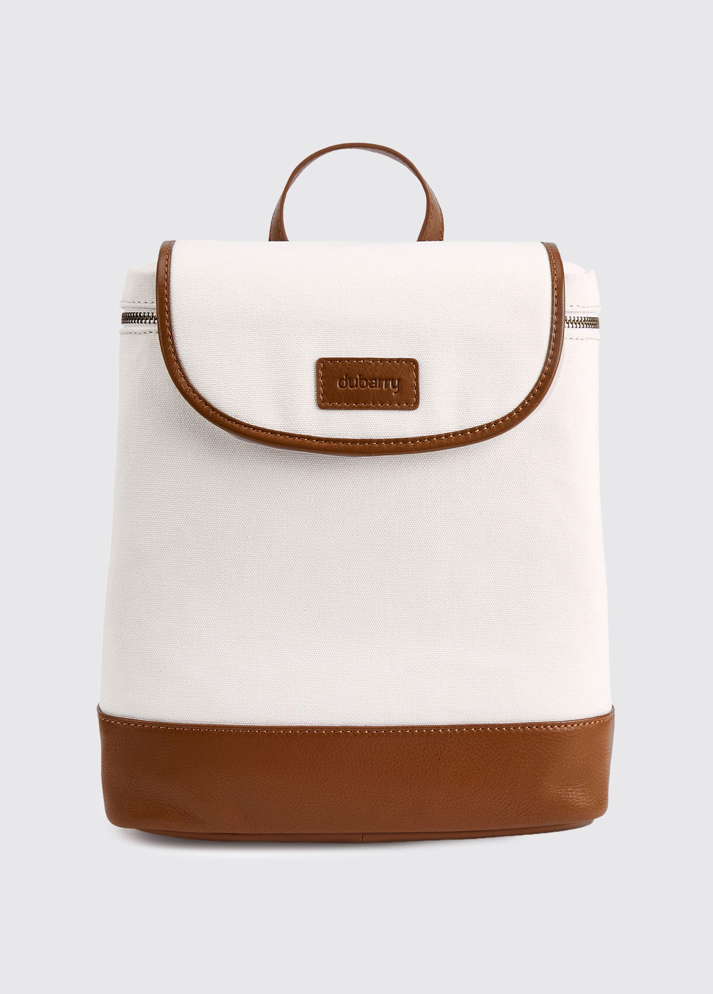 Rosegreen Women's Canvas backpack with leather trimming