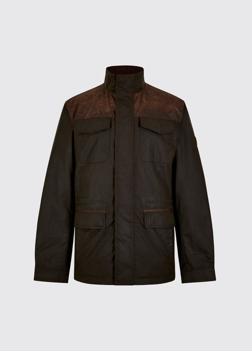 Ryehill Men's Waxed Cotton Jacket - Verdigris