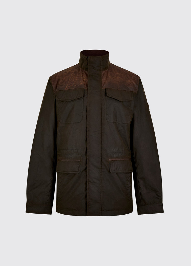 Ryehill Men's Waxed Cotton Jacket - Verdigris