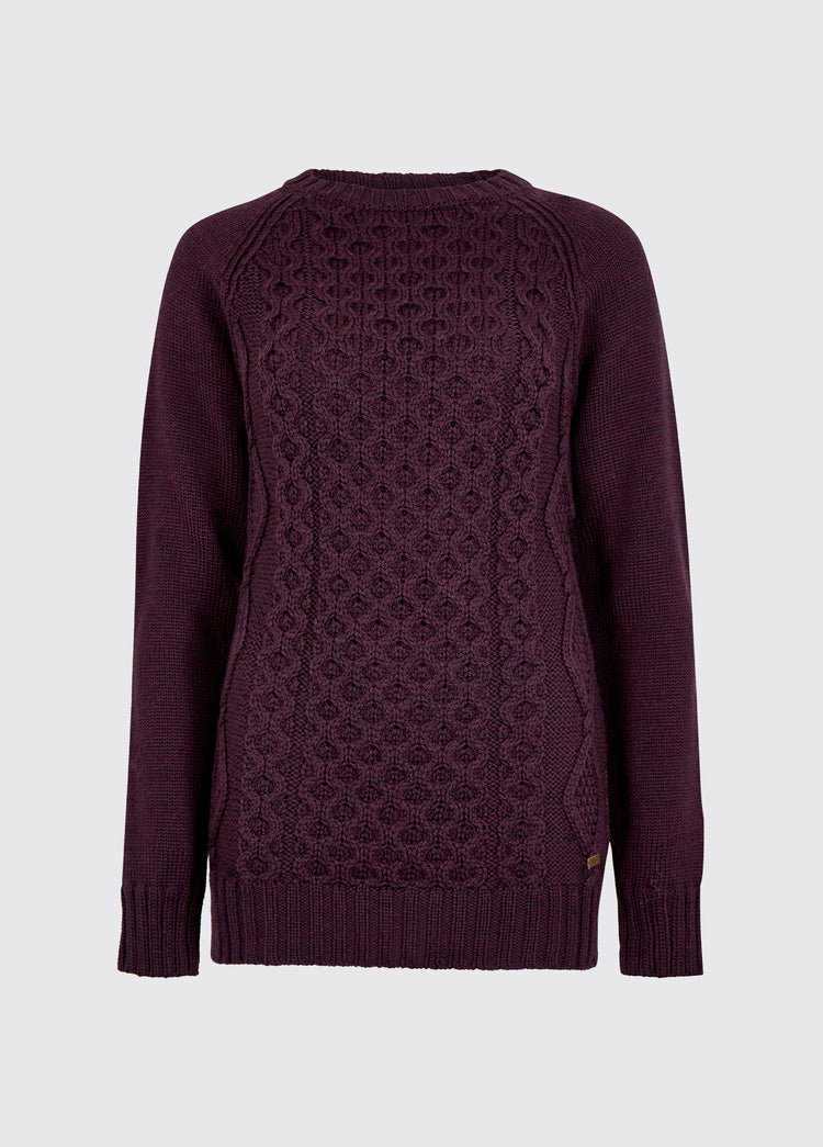 Shanley Women's Merino Sweater - Damson