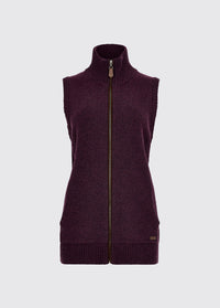 Sheedy Knit Bodywarmer - Damson