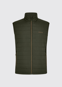 Solent Lightweight men’s hybrid gilet - Olive